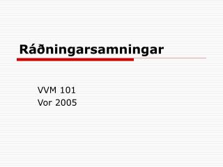 Ráðningarsamningar