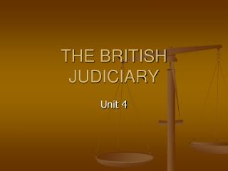 THE BRITISH JUDICIARY