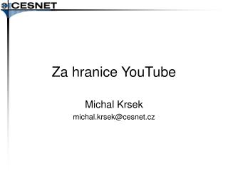 Za hranice YouTube