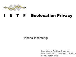 Geolocation Privacy