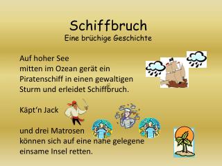 Schiffbruch Eine brüchige Geschichte