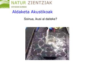 Soinua, ikusi al daiteke?