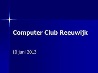 Computer Club Reeuwijk