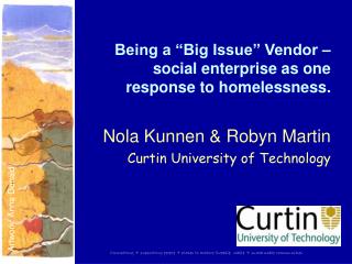 Being a “Big Issue” Vendor – social enterprise as one response to homelessness.