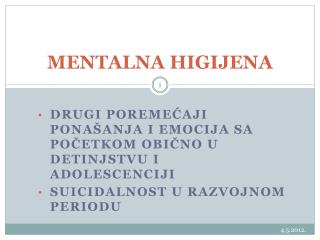 MENTALNA HIGIJENA