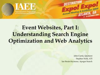 Event Websites, Part I: Understanding Search Engine Optimization and Web Analytics