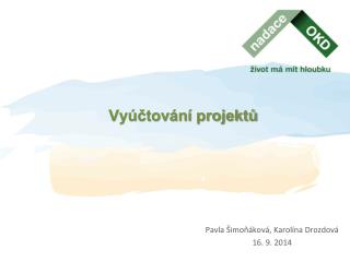 Vyúčtování projektů