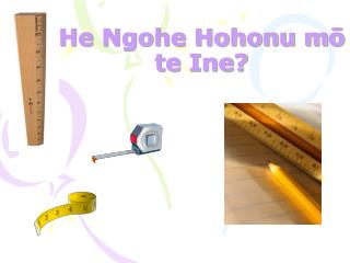 He Ngohe Hohonu mō te Ine?