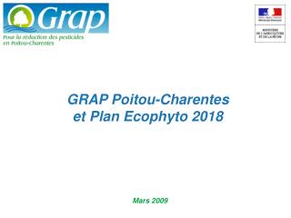 GRAP Poitou-Charentes et Plan Ecophyto 2018