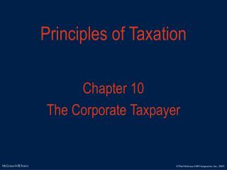 Principles of Taxation