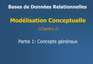 Bases de Données Relationnelles