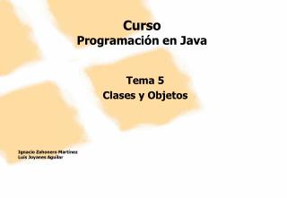 Curso Programación en Java