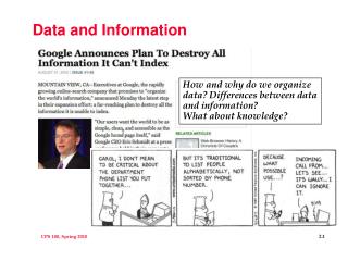 Data and Information