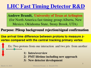 LHC Fast Timing Detector R&D