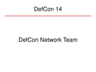 DefCon 14