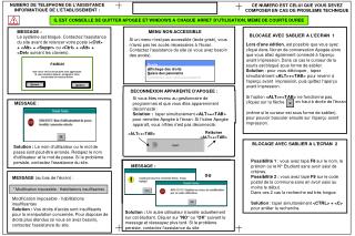 Si vous êtes revenu au gestionnaire de programmes et que vous êtes apparemment déconnecté :