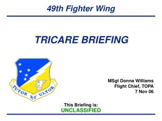 TRICARE BRIEFING