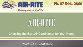 Choosing the Best Air Conditioner for Your Home
