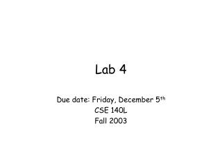 Lab 4