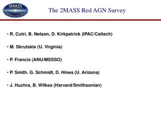 The 2MASS Red AGN Survey