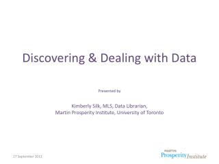 Discovering &amp; Dealing with Data