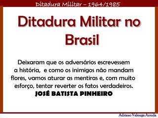 Ditadura Militar no Brasil