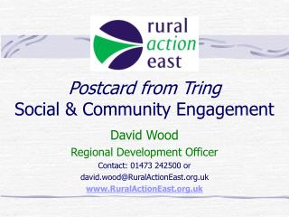 Postcard from Tring Social &amp; Community Engagement