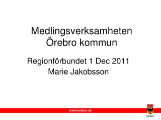 Medlingsverksamheten Örebro kommun