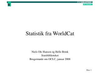 Statistik fra WorldCat