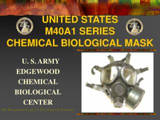 UNITED STATES M40A1 SERIES CHEMICAL BIOLOGICAL MASK