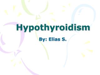 Hypothyroidism