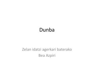 Dunba