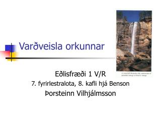 Varðveisla orkunnar