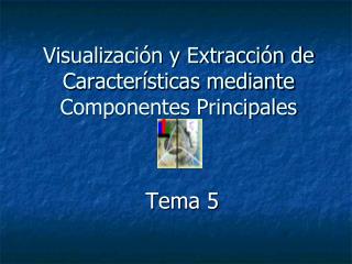 Visualización y Extracción de Características mediante Componentes Principales