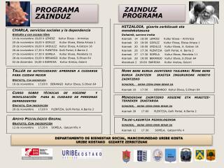 PROGRAMA ZAINDUZ