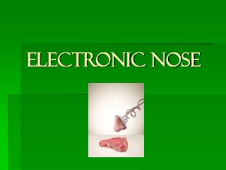 ELECTRONIC NOSE