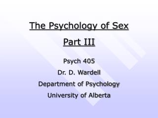 Part lll Personal Relationships and Development &amp; Clinical Observations