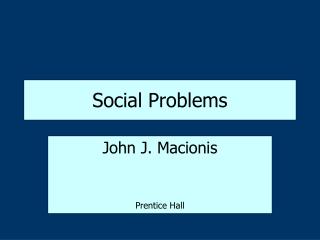 Social Problems