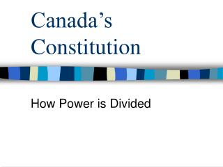 Canada’s Constitution