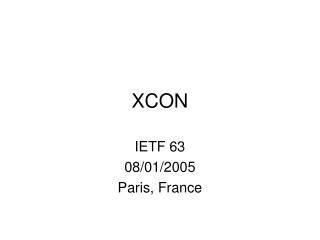 XCON