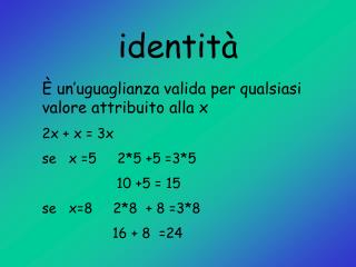 identità