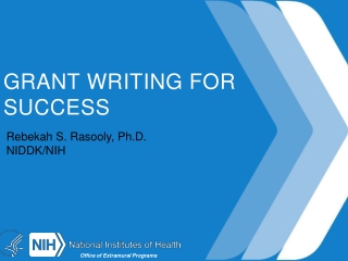 GRANT WRITING FOR SUCCESS