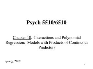 Psych 5510/6510