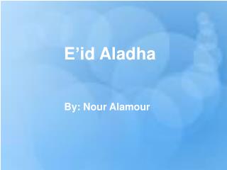 E’id Aladha