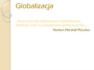 Globalizacja