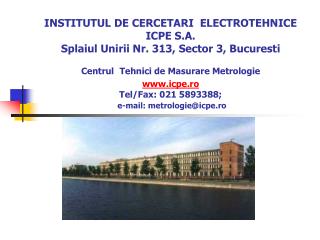 ICPE - Laborator mobil pentru masurarea poluarii electromagnetice, fonice si diagnosticare termica