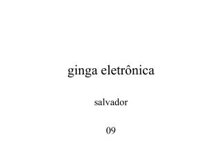 ginga eletrônica