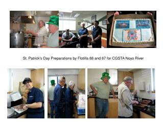 St. Patrick's Day Preparations by Flotilla 88 and 87 for CGSTA Noyo River