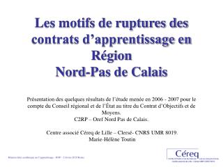Réunion Inter académique sur l’apprentissage – ROP – 2 février 2010 Reims.