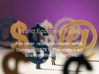 World Economy Types